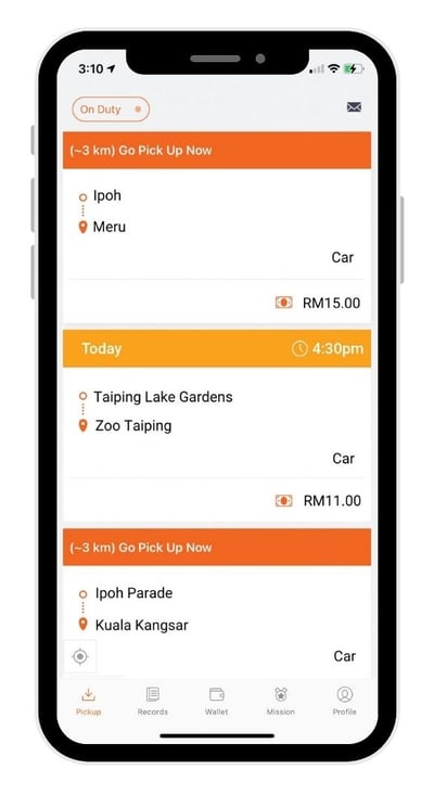 senarai pesanan lalamove di negeri perak seperti ipoh dan taiping