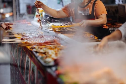 street food jualan makanan