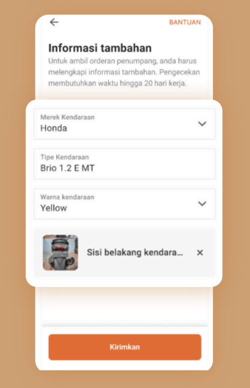 Isi pertanyaan dengan benar dan lengkap