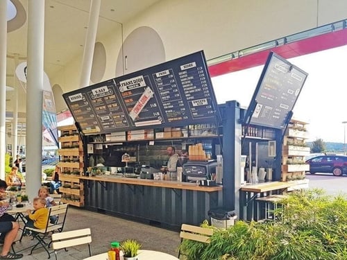 Model Booth Container Street Food