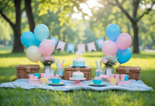 Picnic Gender Reveal yang Santai