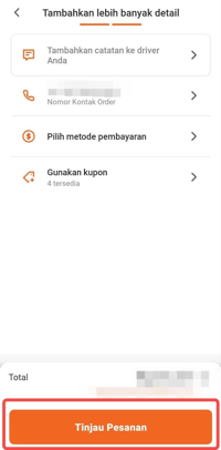 Tinjau Pesanan Anda