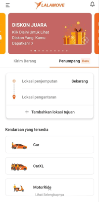 Buka Aplikasi Lalamove