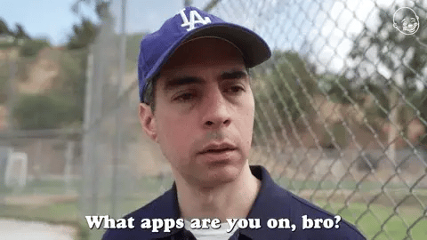 what apps are you on bro giphy