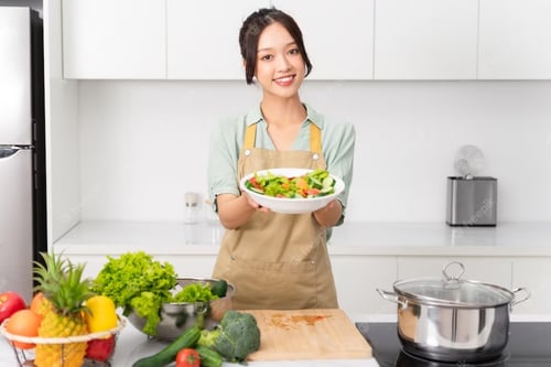 woman cooking masak