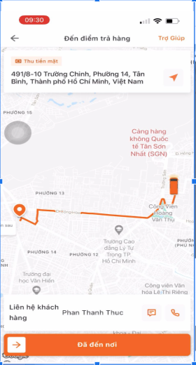 Đã đến điểm trả hàng