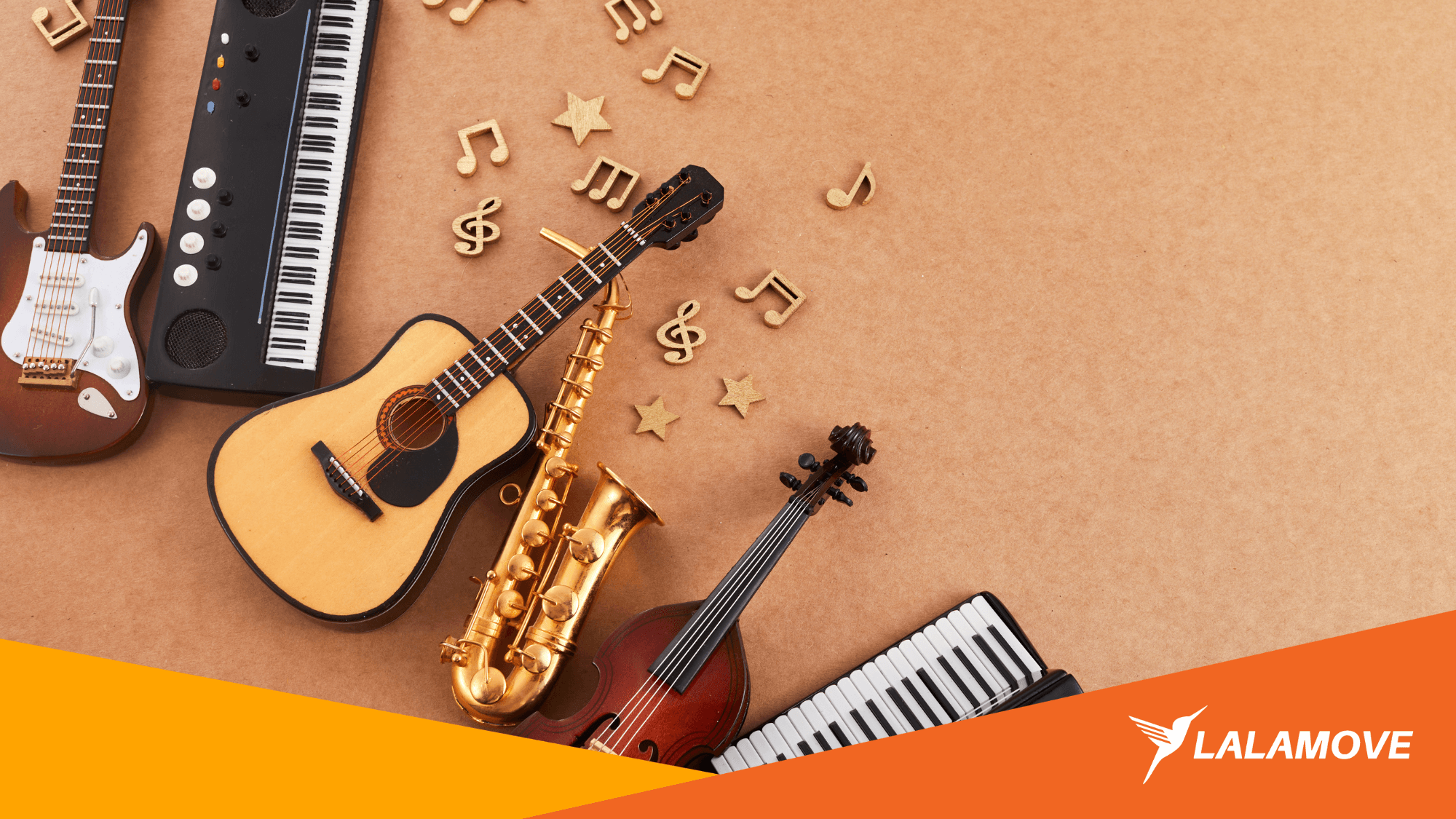 樂器寄送不麻煩！Lalamove 安全配送，大小樂器都能運