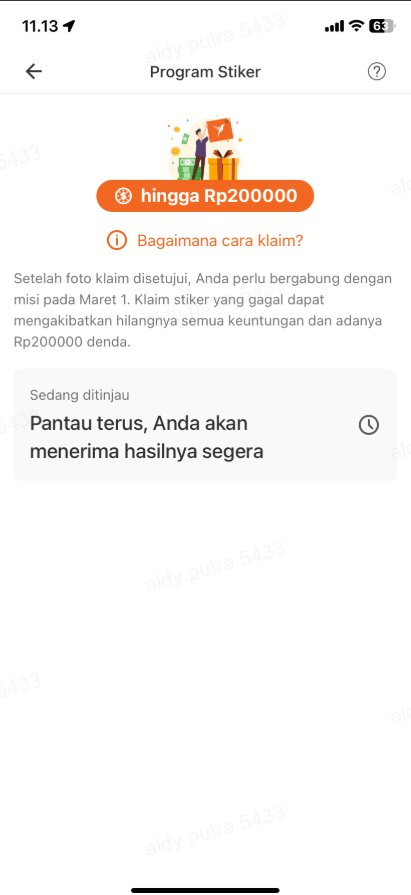 menunggu konfirmasi