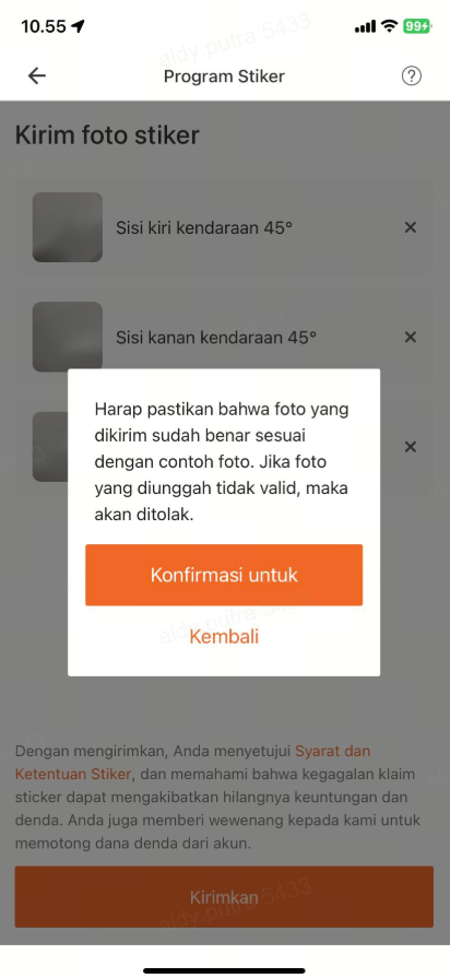 foto sesuai