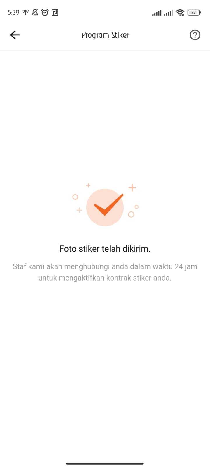 Jika sudah berhasil, tunggu konfirmasi dari tim Lalamove maksimal 1x24 jam atau lakukan pengecekan aplikasi Lalamove Driver anda secara berkala