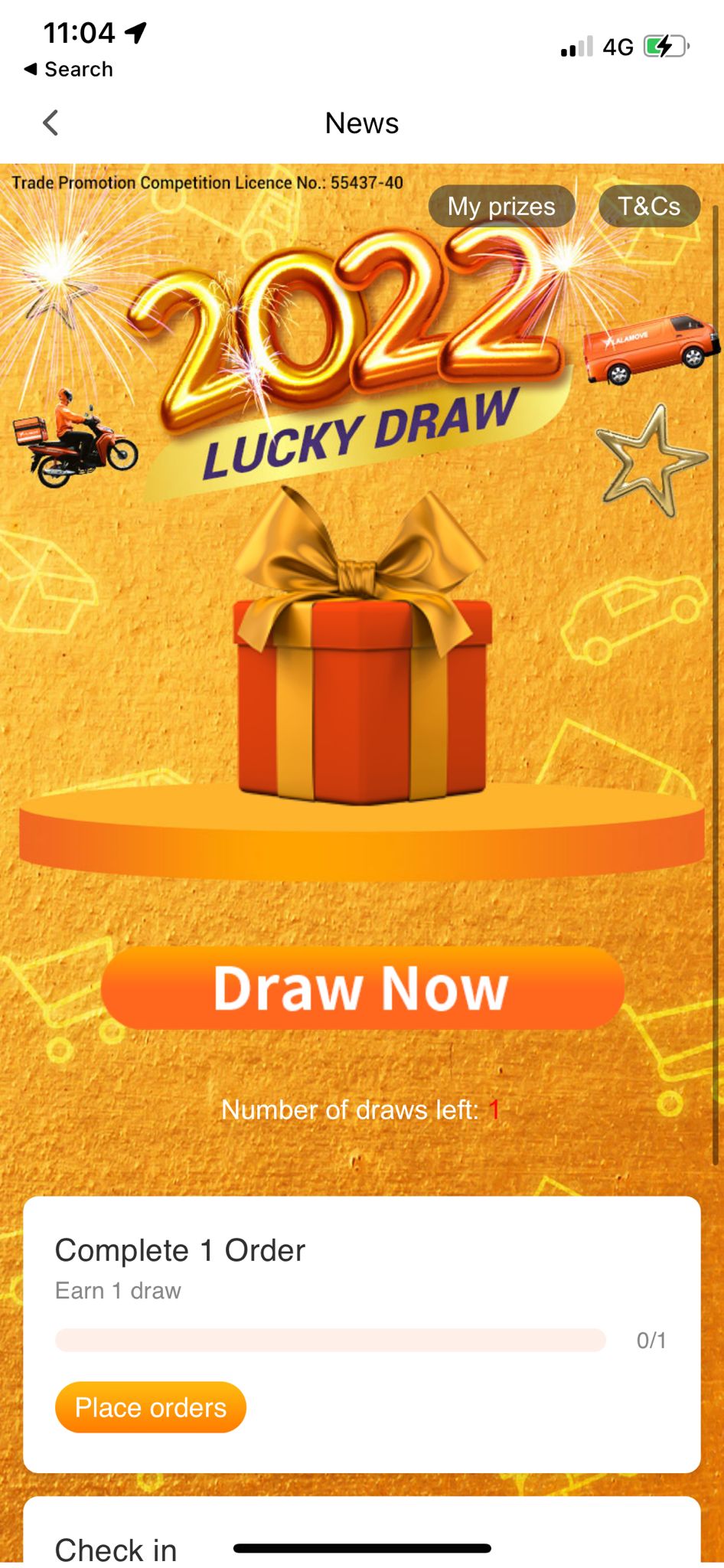 Chinese New Year Lucky Draw 🧧 - foodpanda riders