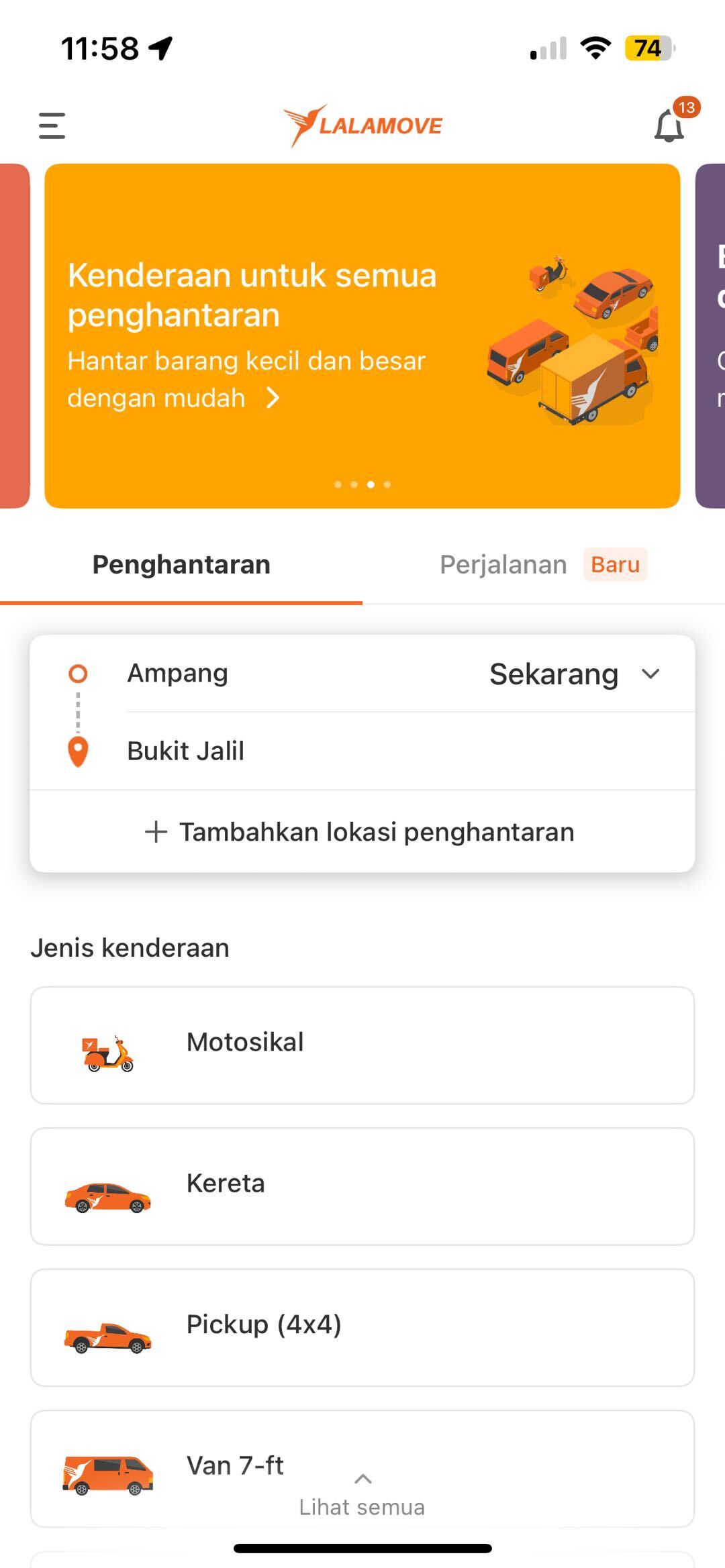 Cara Memesan Pesanan Pengumpulan 1
