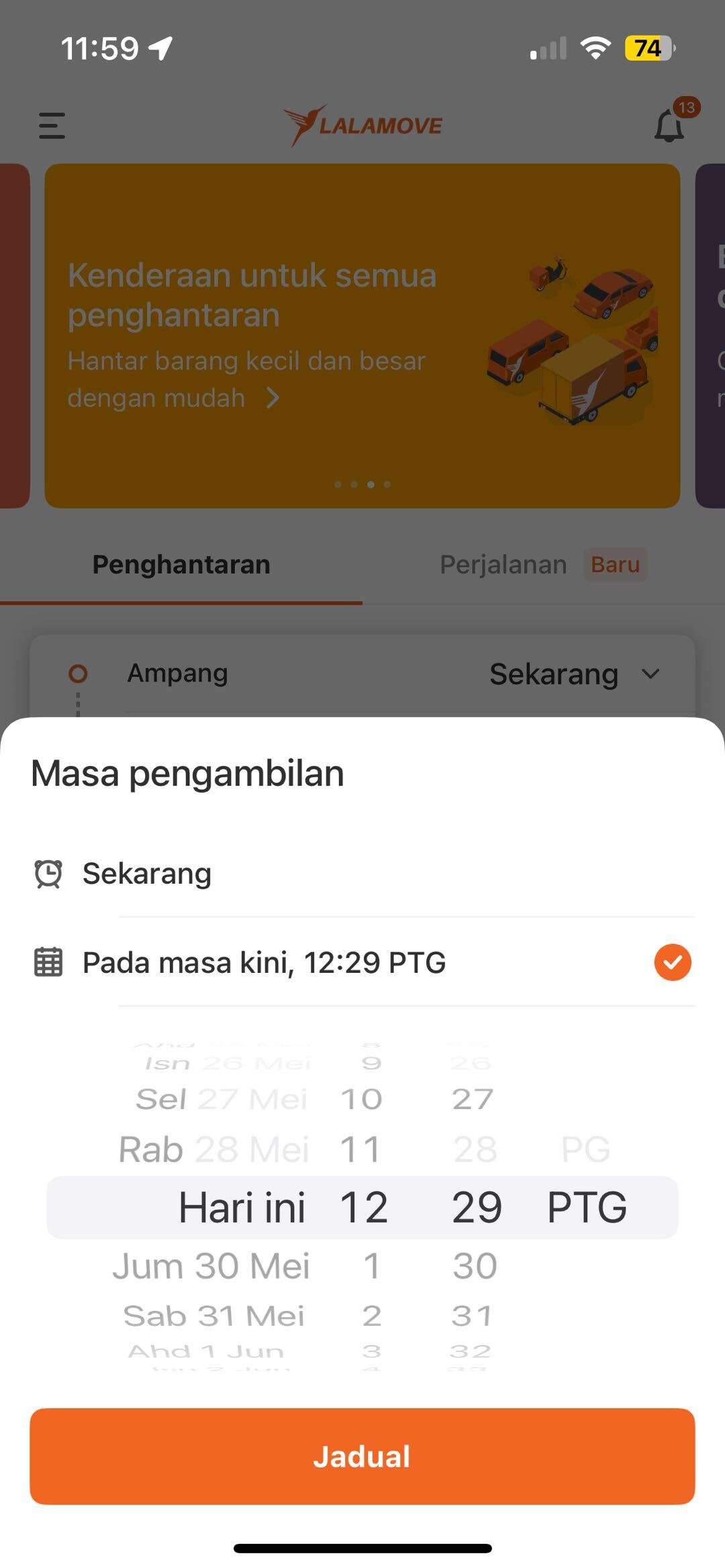 Cara Memesan Pesanan Pengumpulan 2