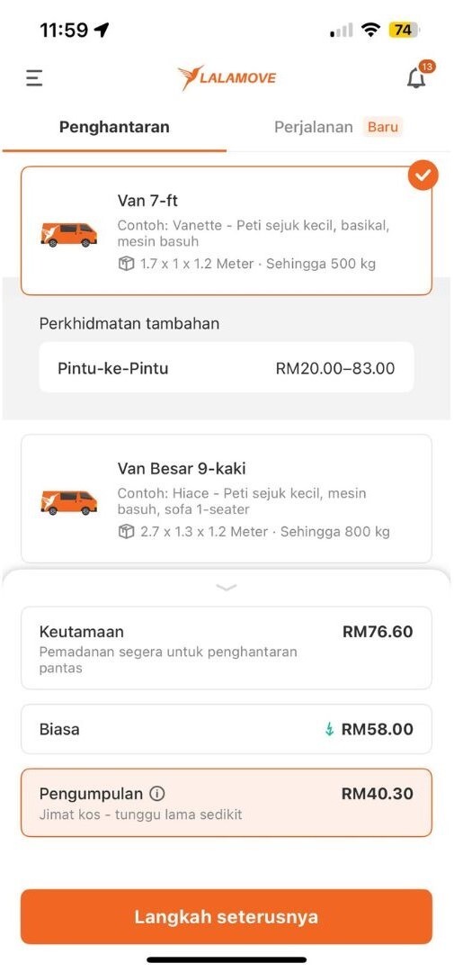 Cara Memesan Pesanan Pengumpulan 4