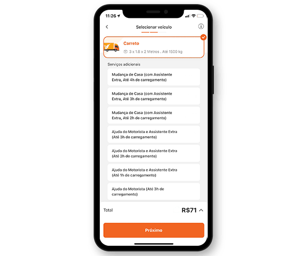 CommInApp_ServicosAdicionais_Carreto CommInApp_ServicosAdicionais_Carreto