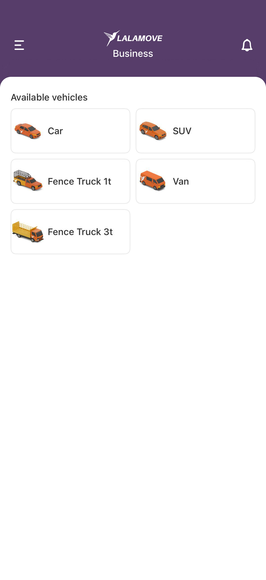Corp S3 Choose vehicles