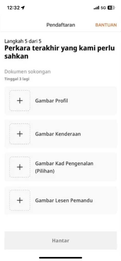 Driver - Daftar Lalamove