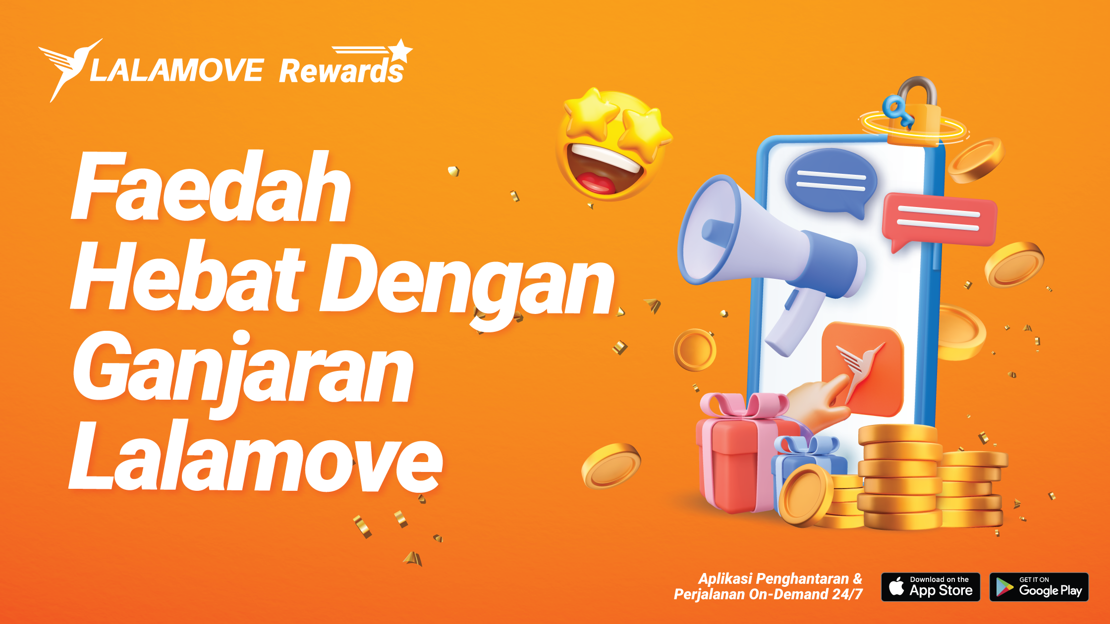 Faedah Hebat Dengan Ganjaran Lalamove