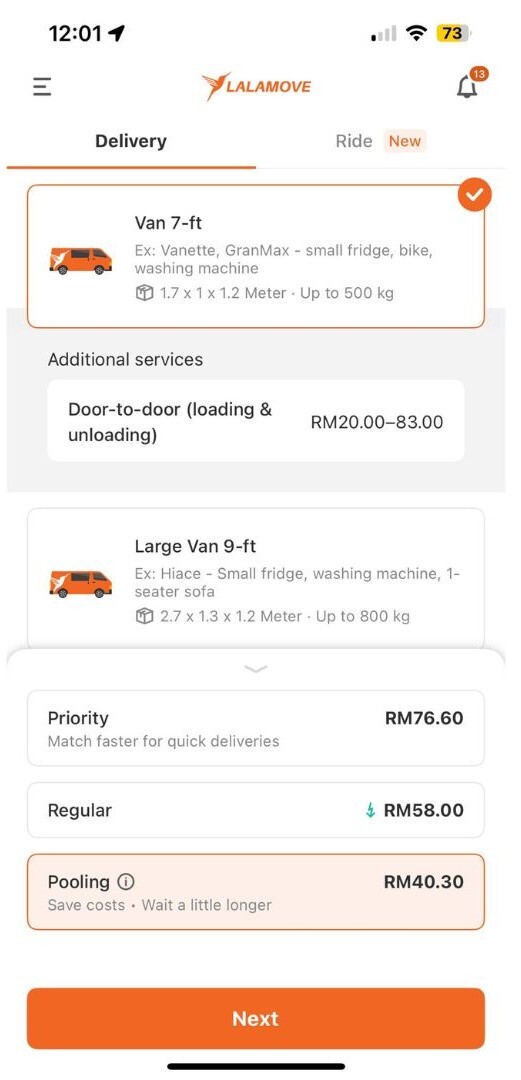 How To Order Pooling Delivery 4-1