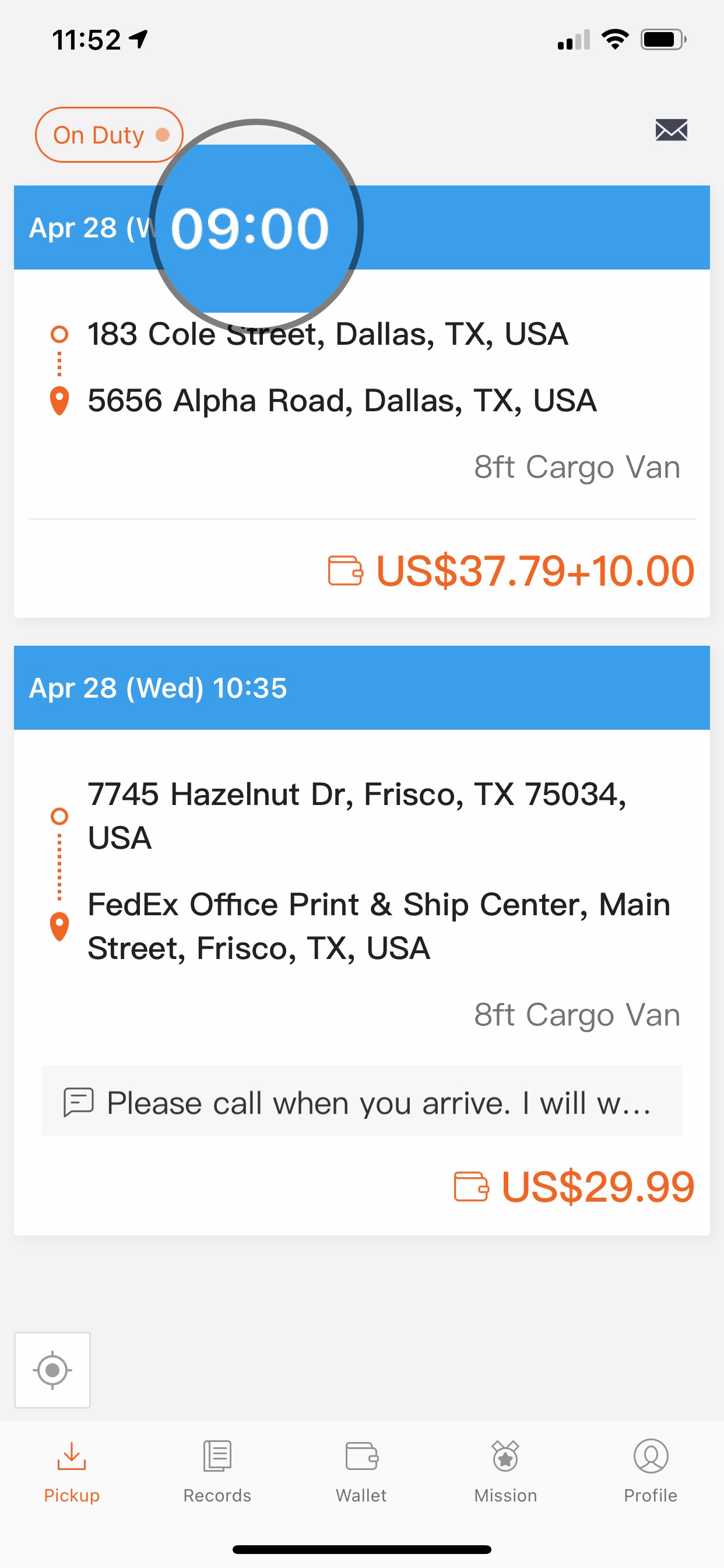 Scheduled Orders2