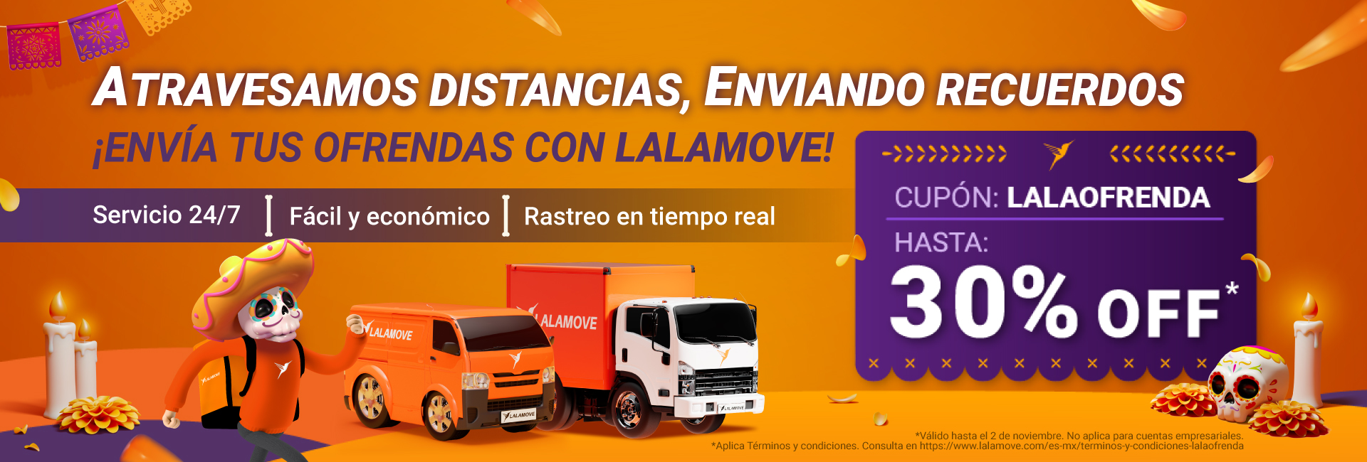 In-app_Lalaofrenda_Landing header