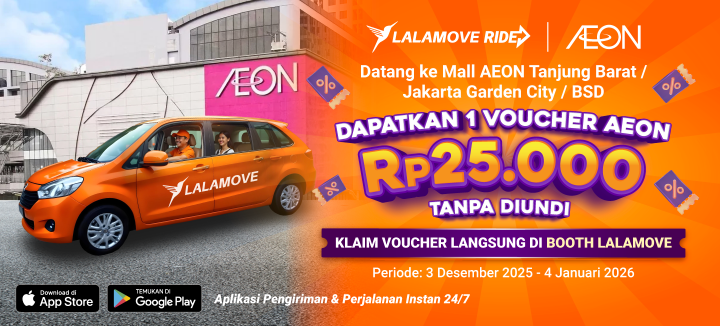 Voucher Lalamove x AEON Voucher Lalamove x AEON