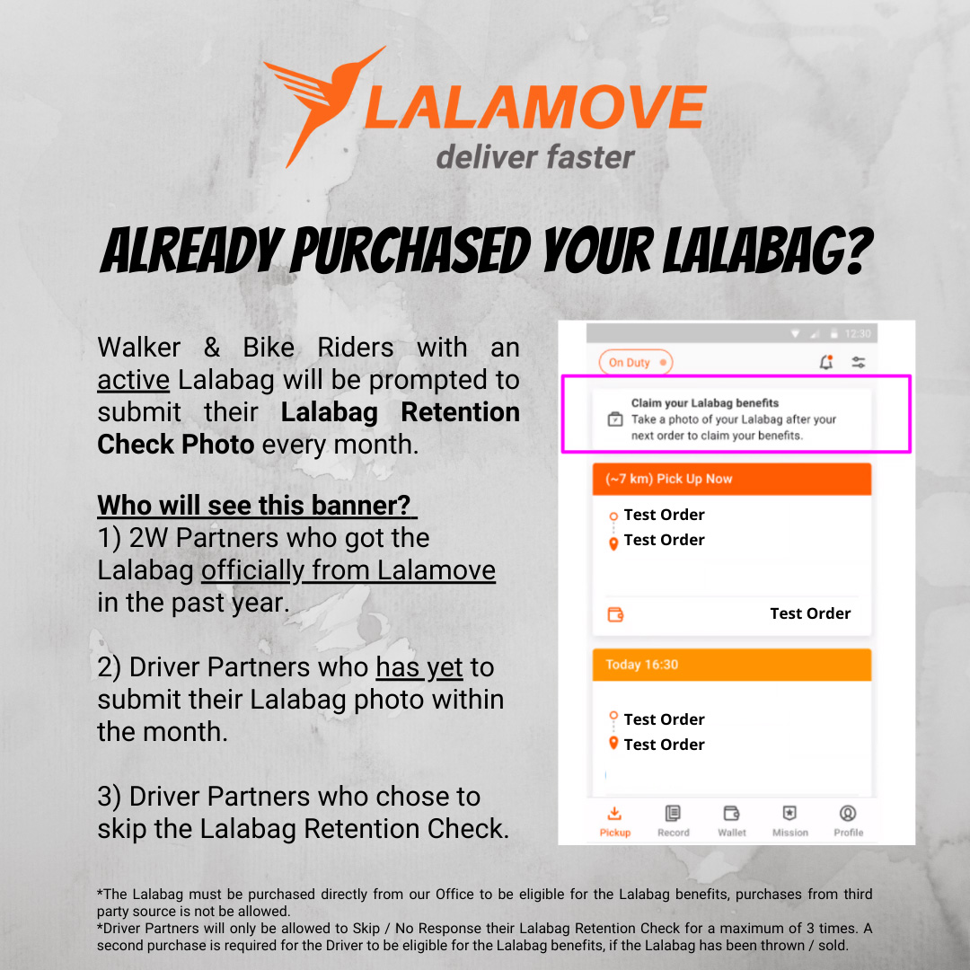 Lalamove - Enjoy convenience and take on more jobs with the Lalabag!