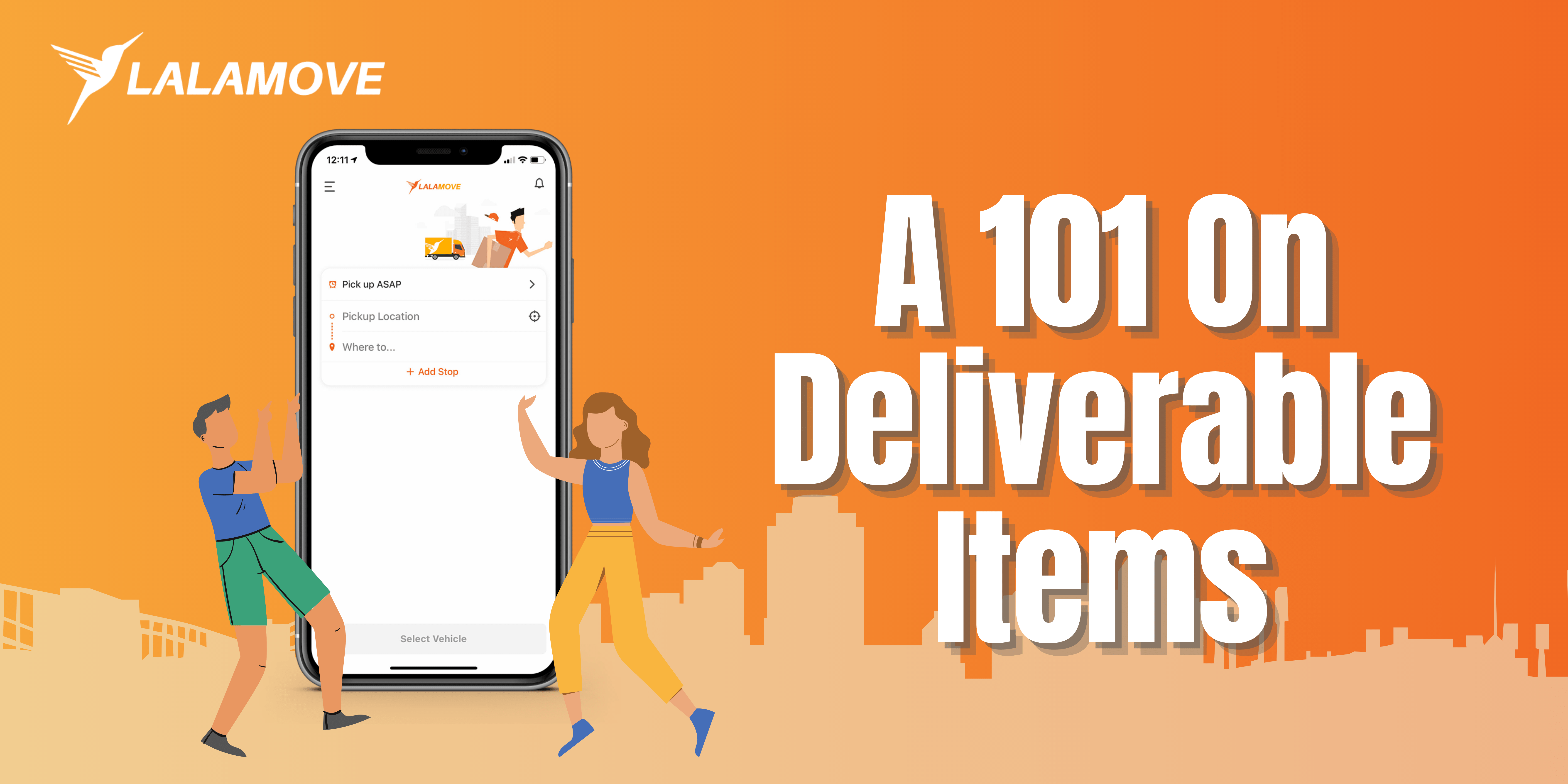 List on what you can and can't deliver with Lalamove