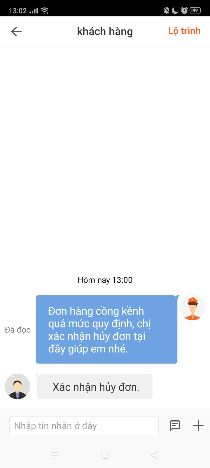 Nhắn tin KH