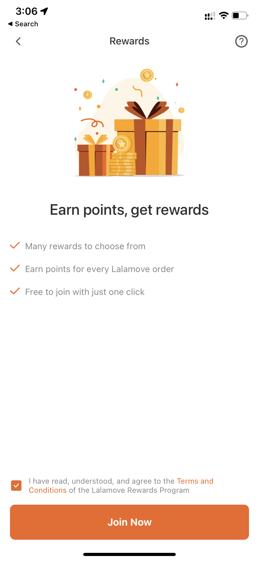 Reward-program-account