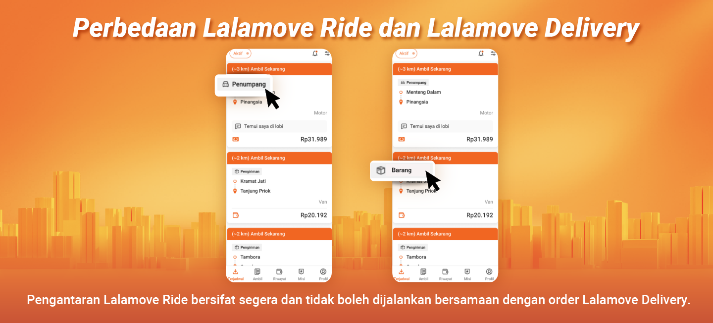 Perbedaan Lalamove Ride dan Lalamove Delivery_LP1