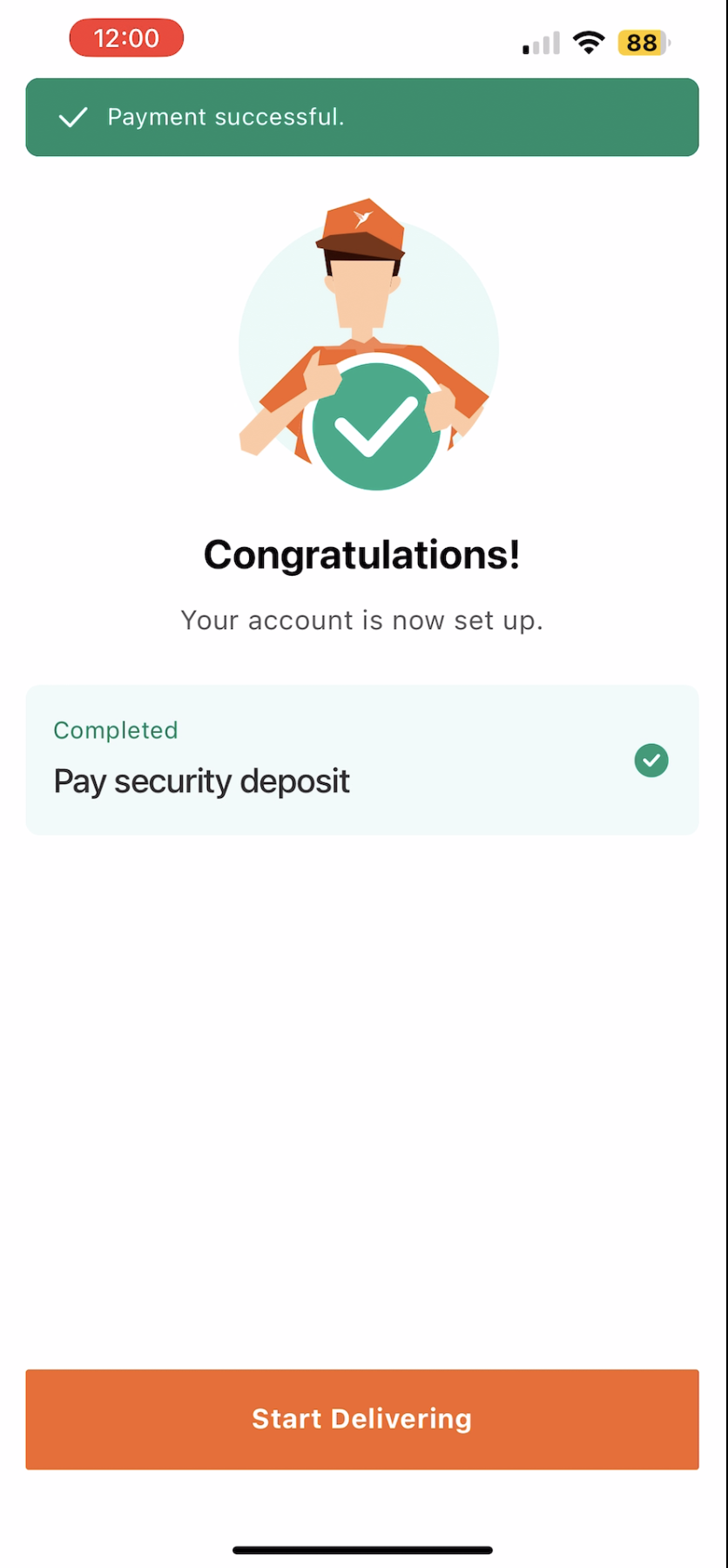 Referee Screen 4 (Verified and Paid Deposit)