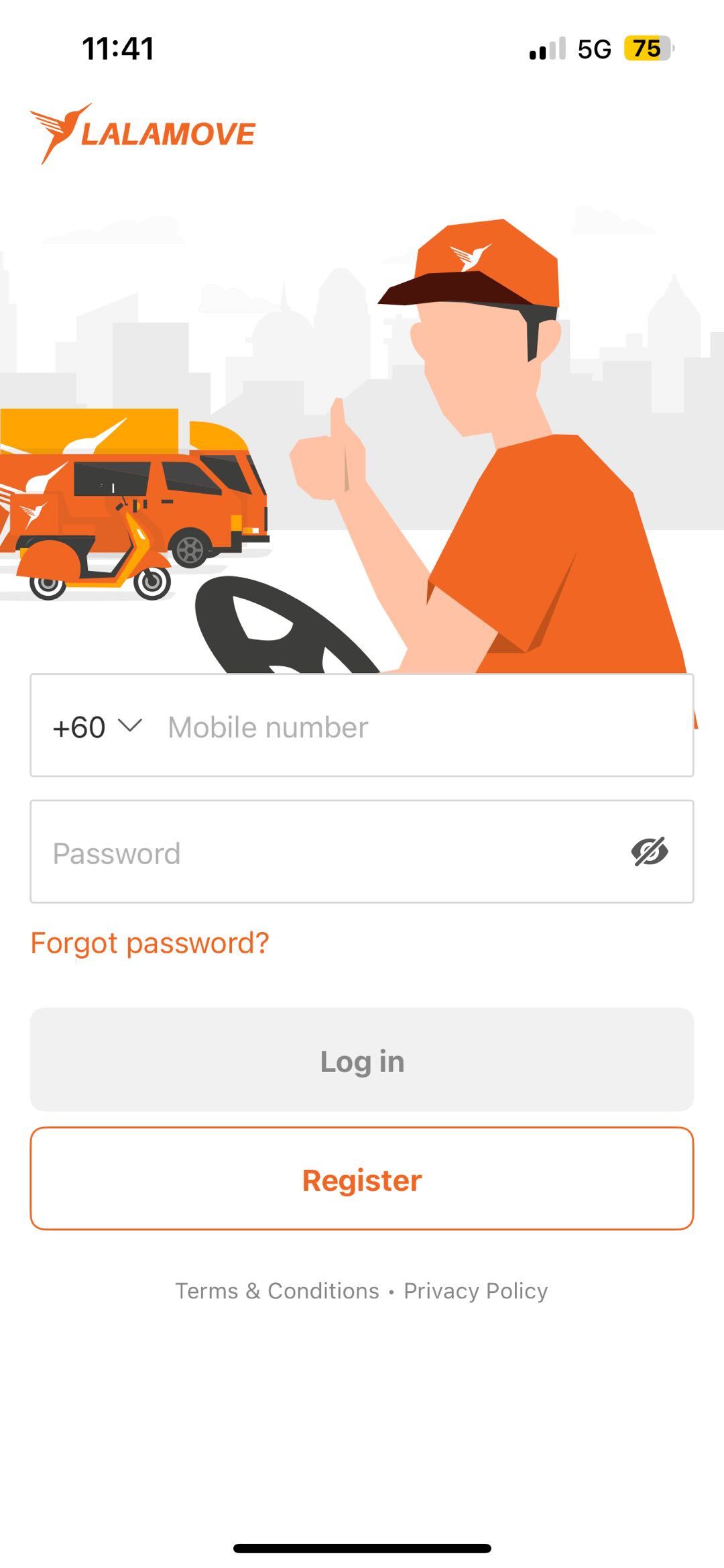 Register - Lalamove Driver 1