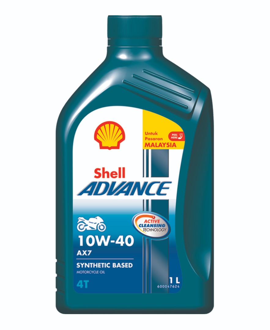 SHELL ADVANCE AX7 10W-40 OIL-1