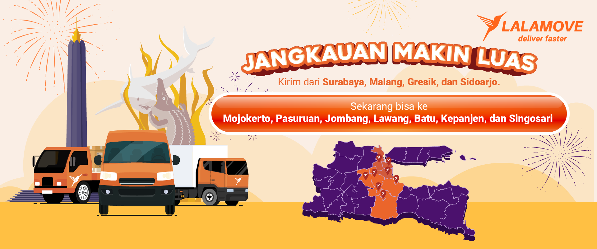 Service Area Expansion SBY MLG