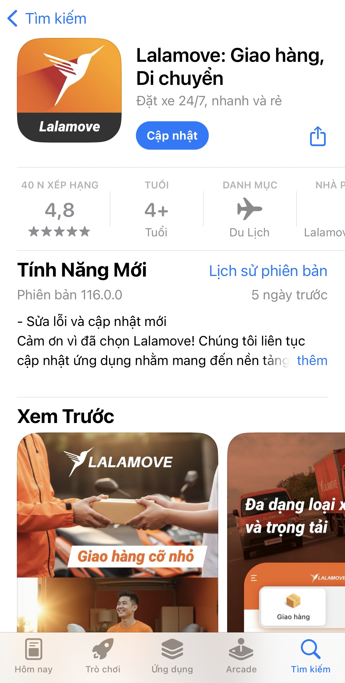 Tai app Lalamove
