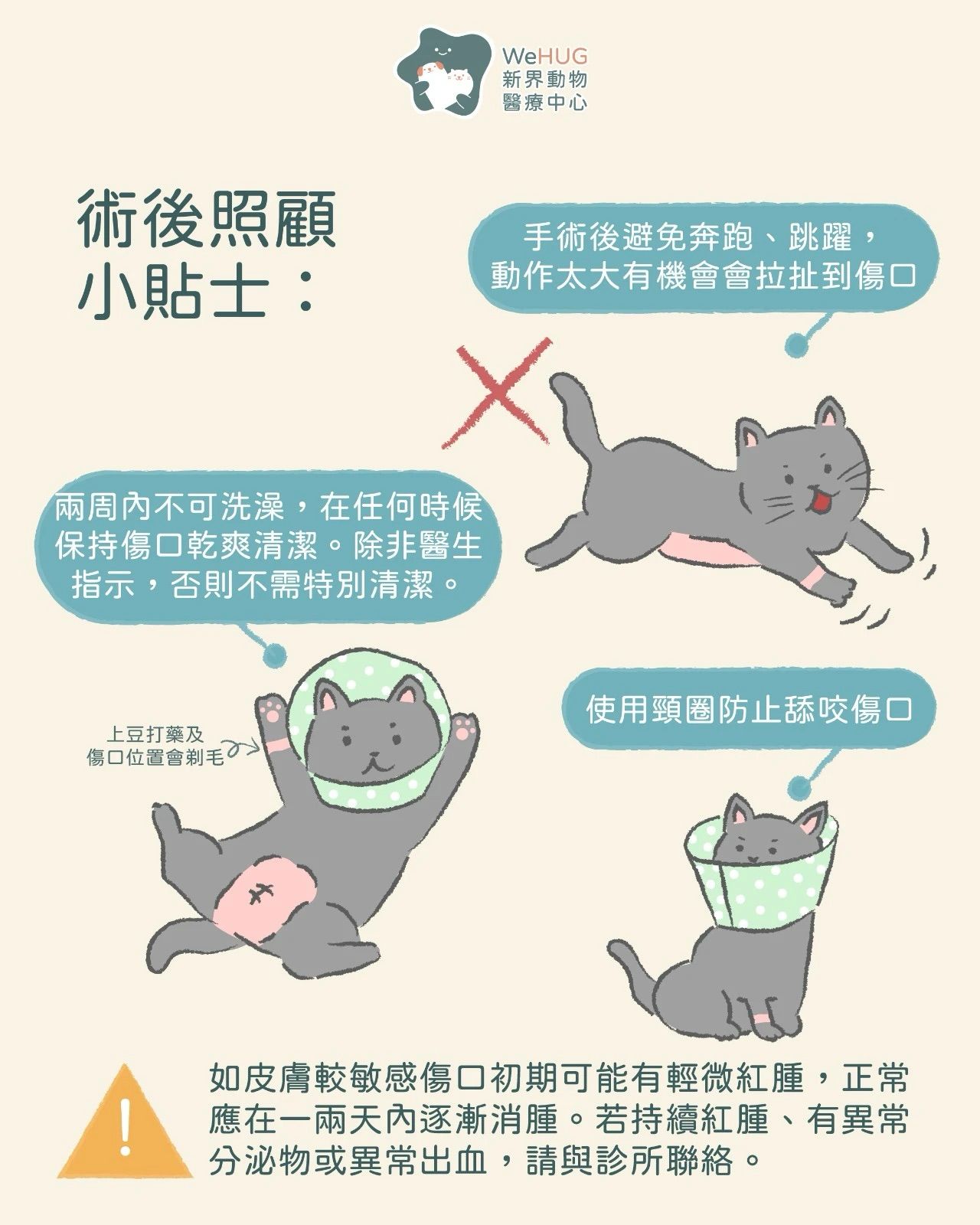 術後照顧小貼士