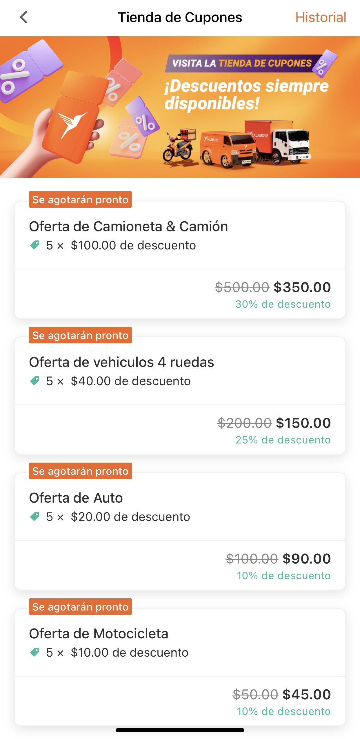 coupon shop listing