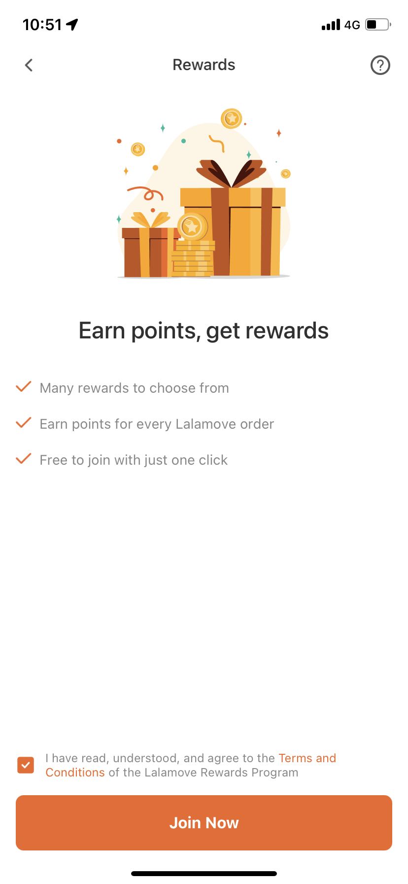 lalamove rewards screenshot new user