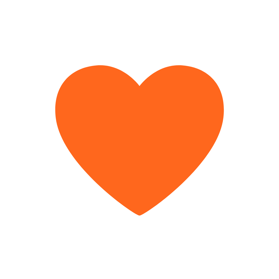 orange heart