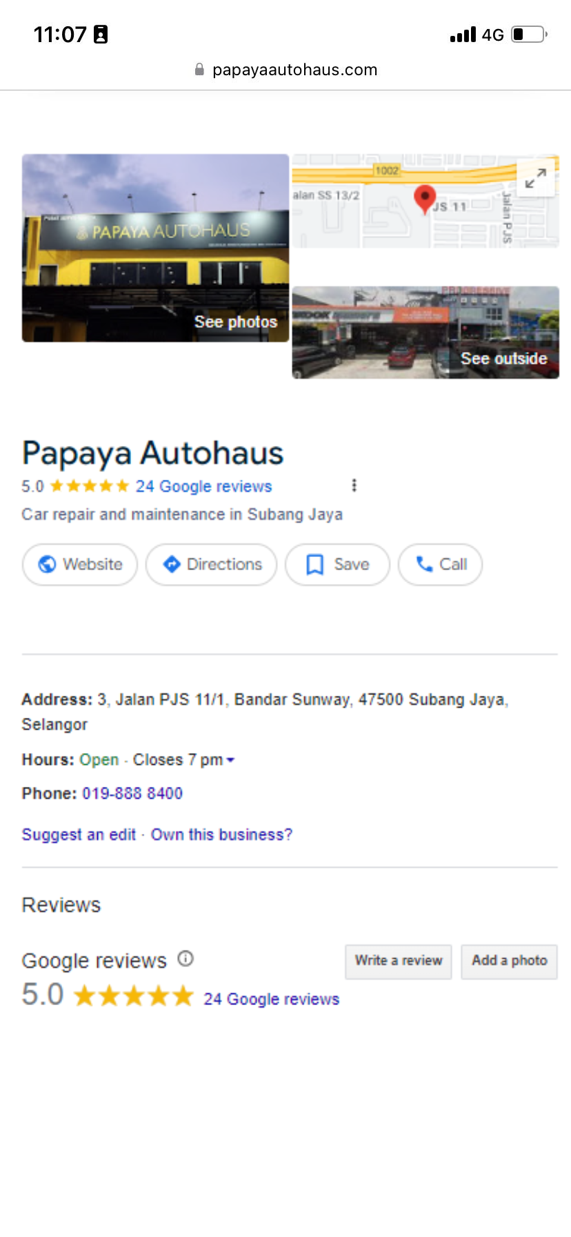 papaya autohaus location for lalamove driver partners