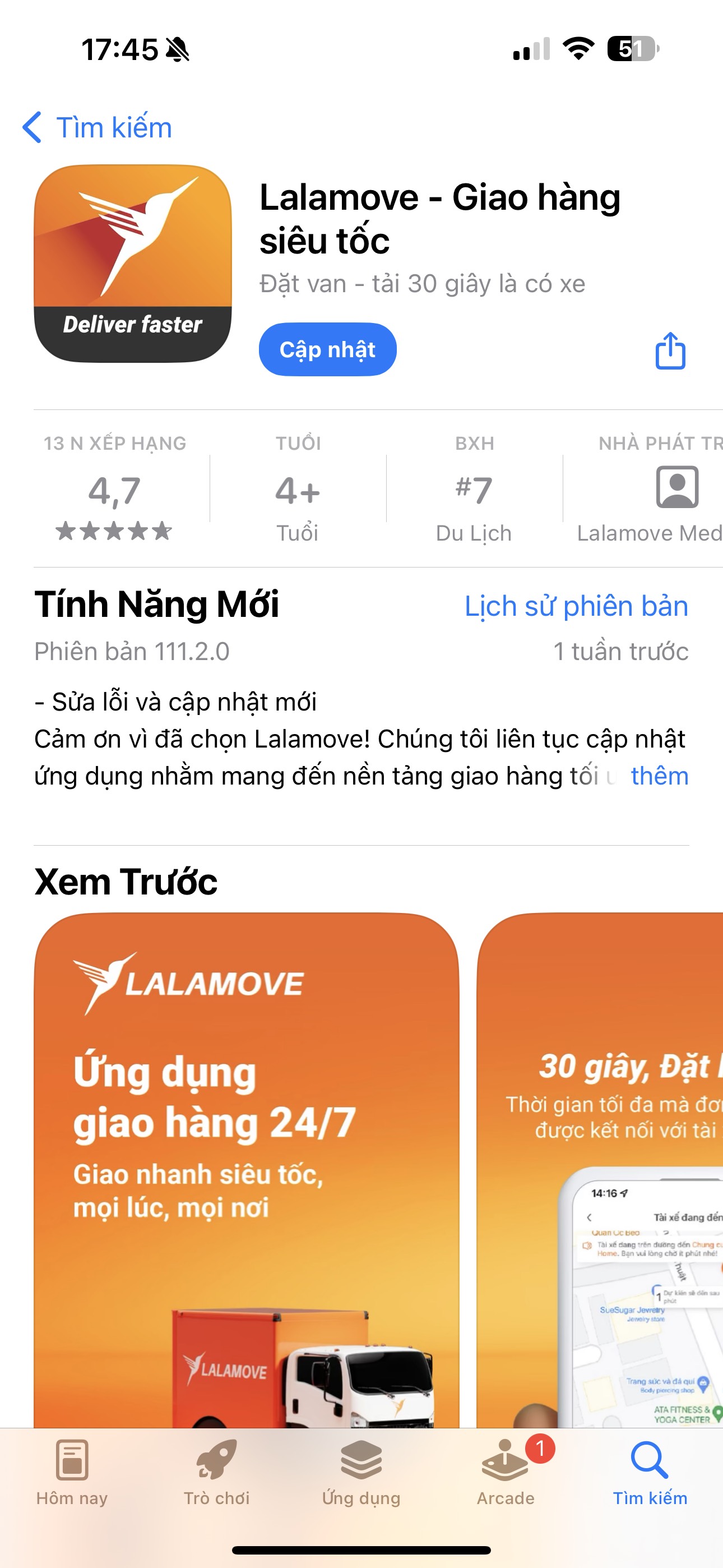 tải app